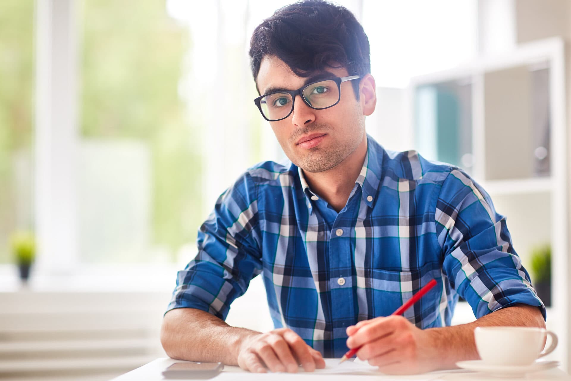 A student working through a problem